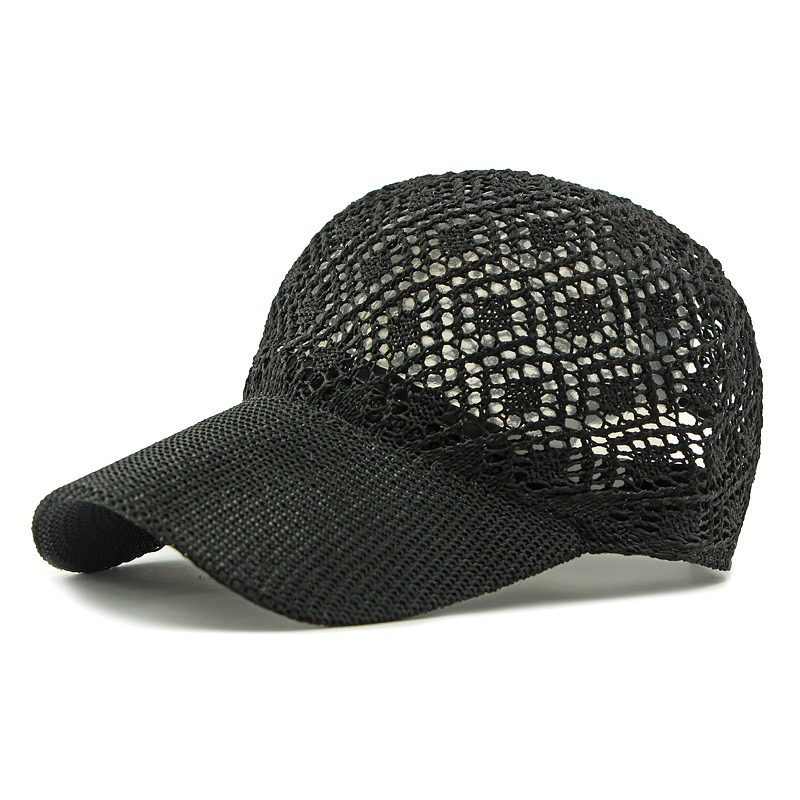 Luna — Dad cap ajourée — Noir