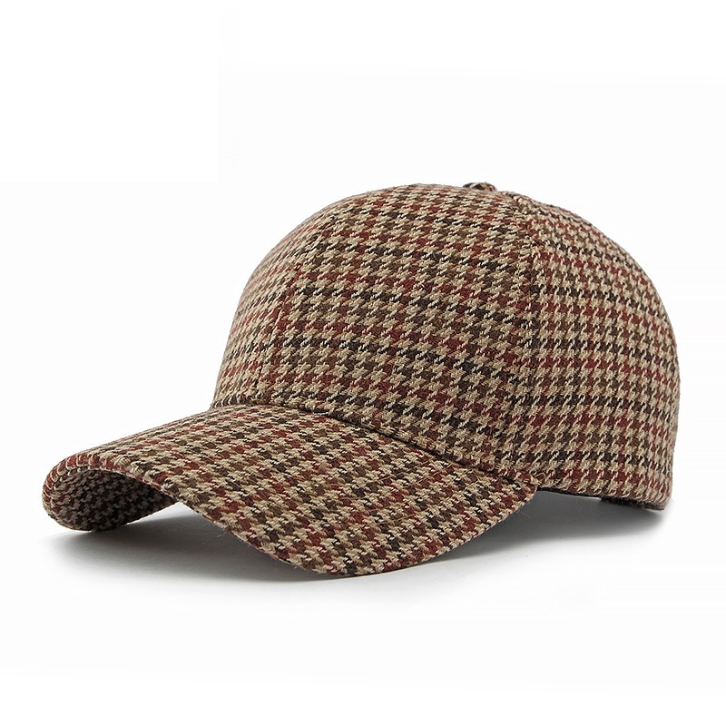 Perdrix — Casquette pied-de-poule — Bordeaux
