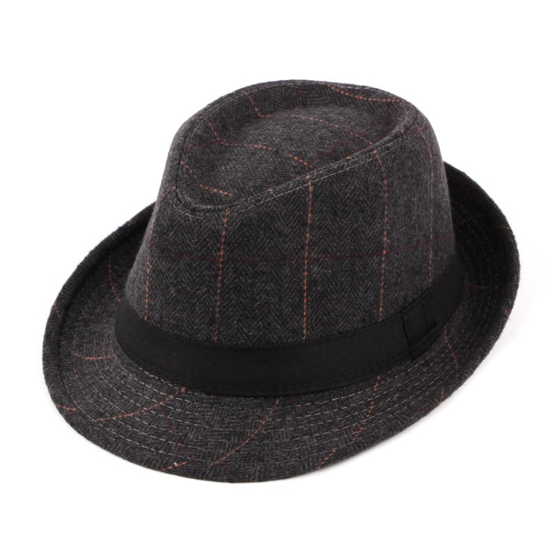 Sonora — Trilby à carreaux — Noir