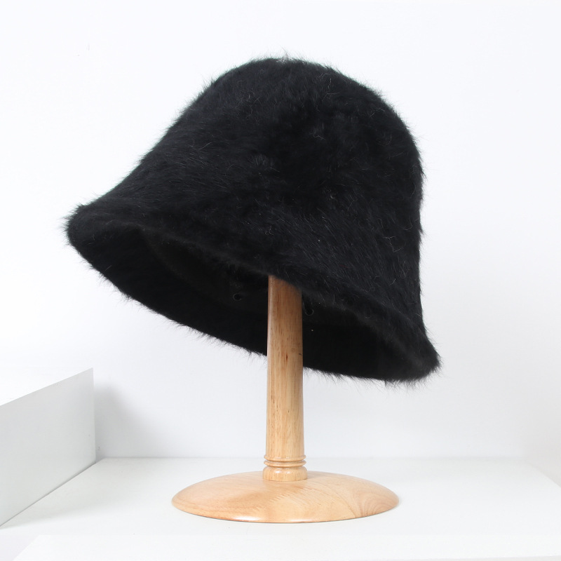 Nieve — Bob en maille duveteuse — Noir