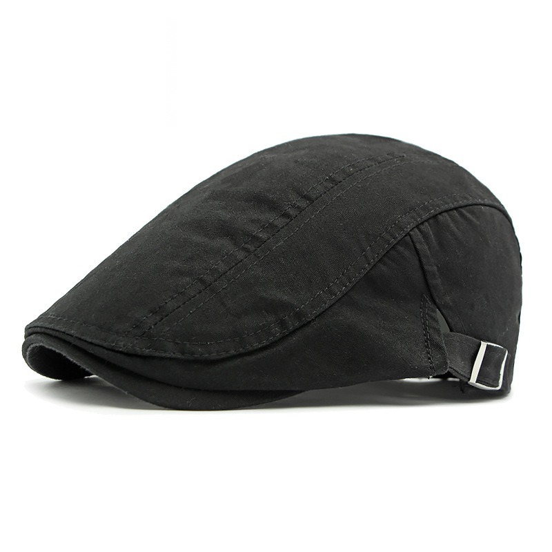 Alba — Béret en coton — Noir
