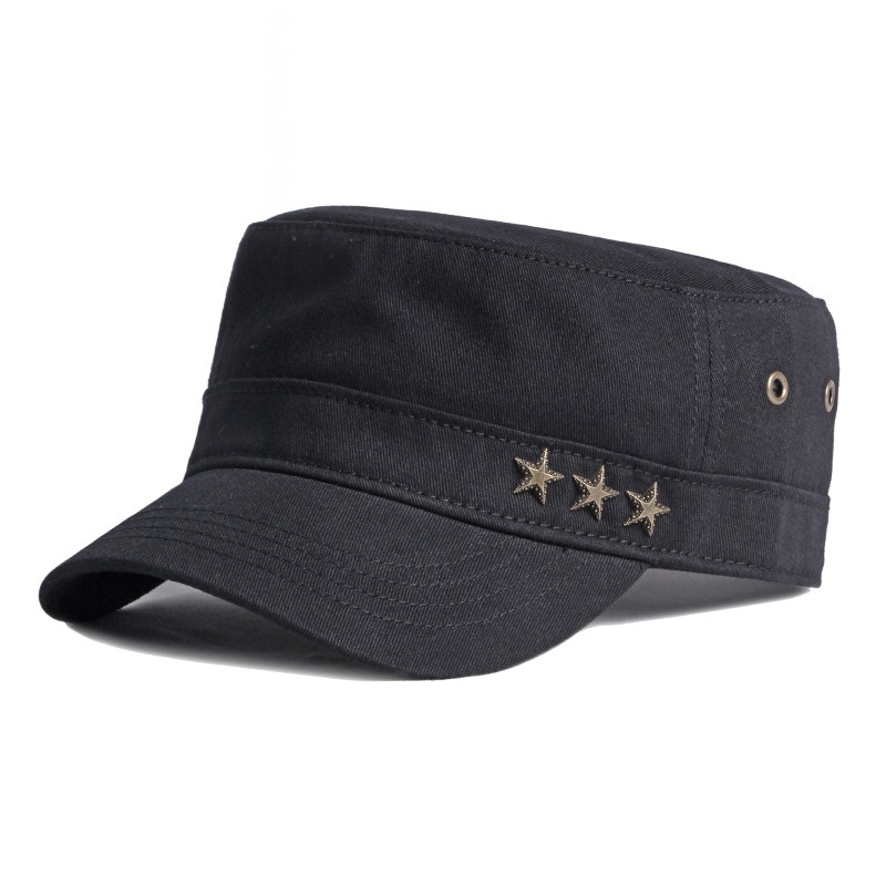 Dune — casquette à calotte plate — Noir