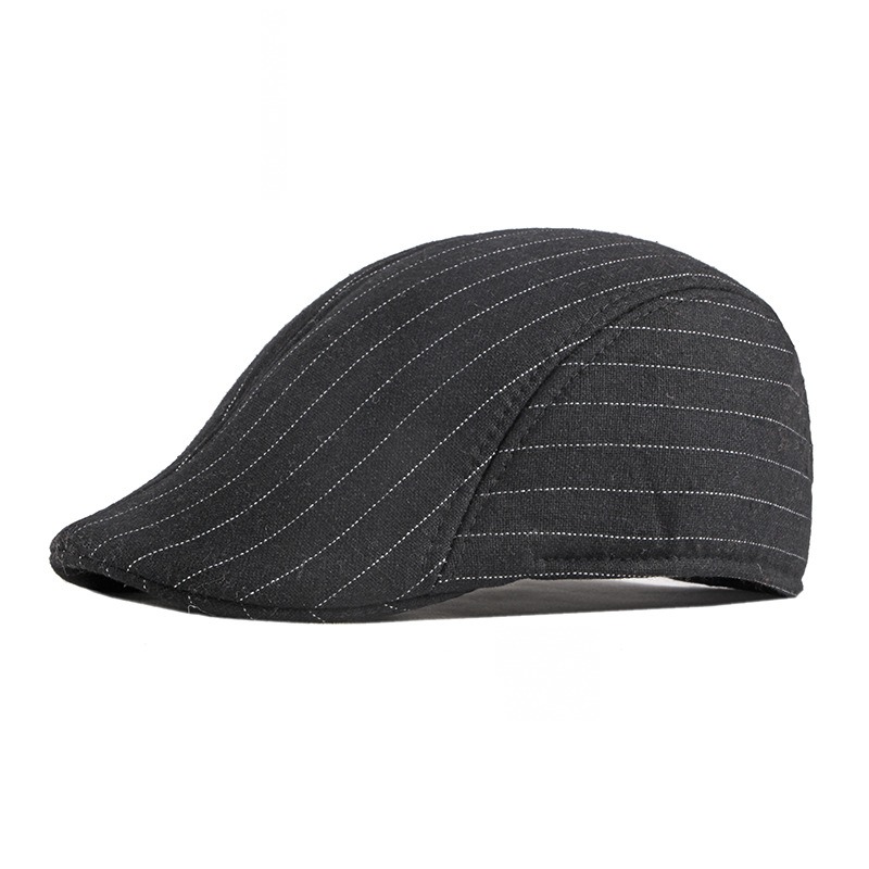 Buitrago — béret à visière courte — Noir