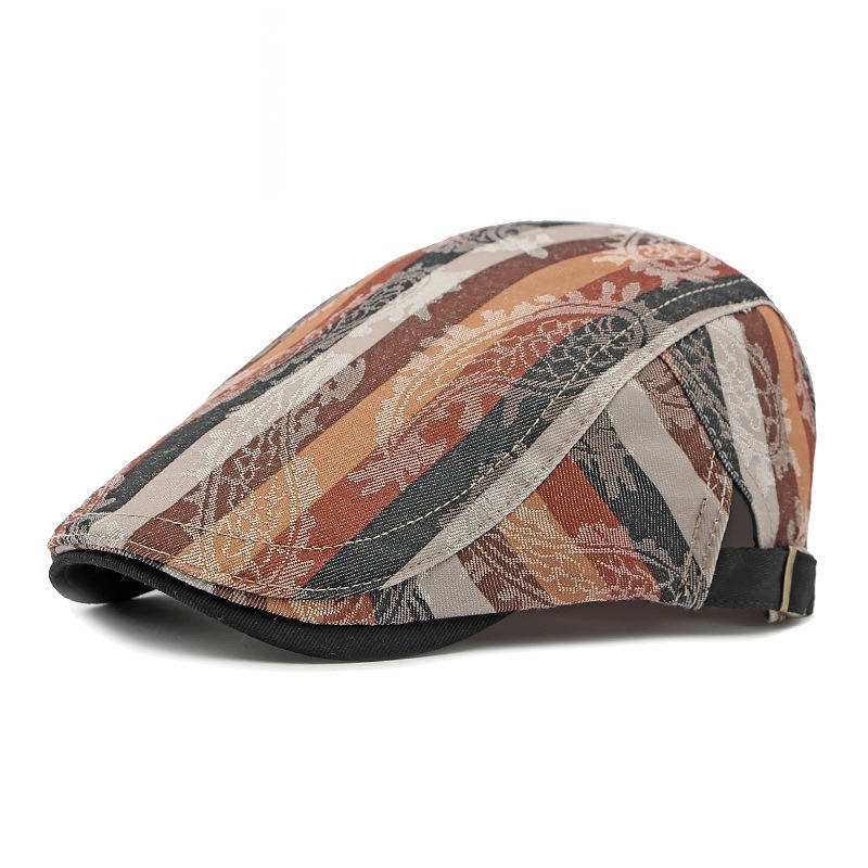 Mancha — béret à visière courte — Orange