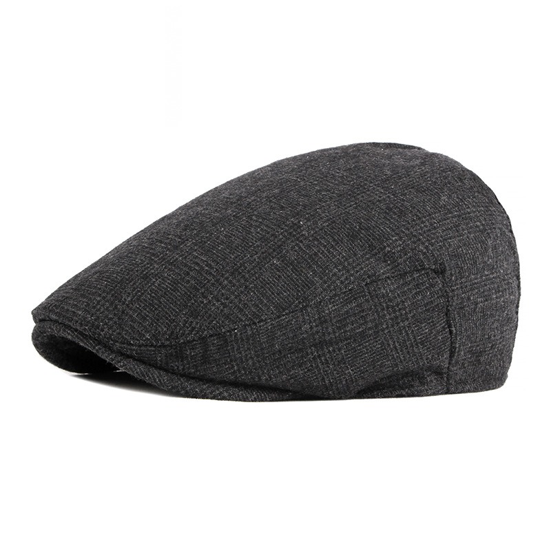 Tambre — béret à carreaux — Noir