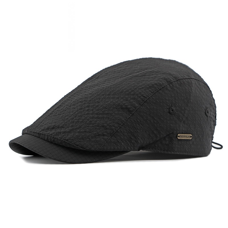 Alhambra — béret à visière courte — Noir