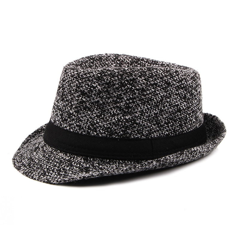 Milonga — chapeau jazz à calotte plate — Noir