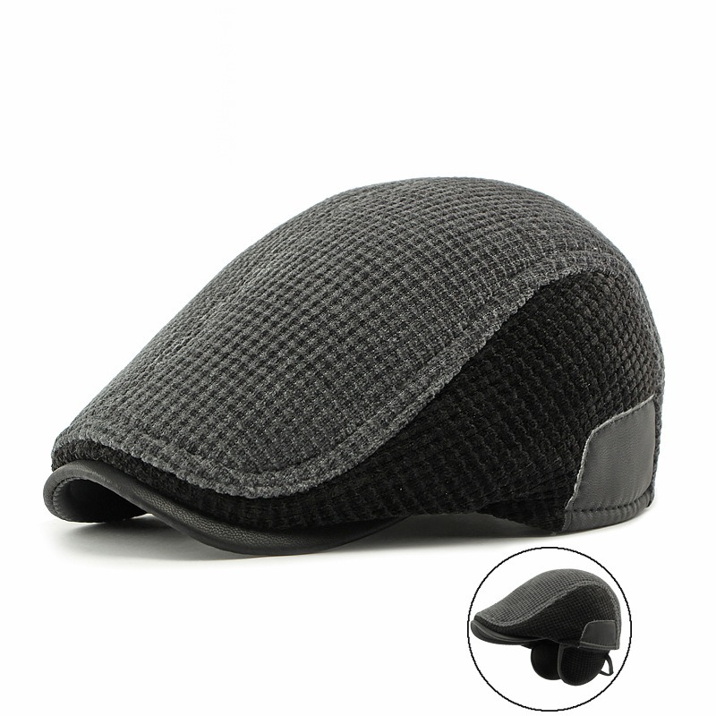 Boira — béret d’hiver à oreillettes — Gris
