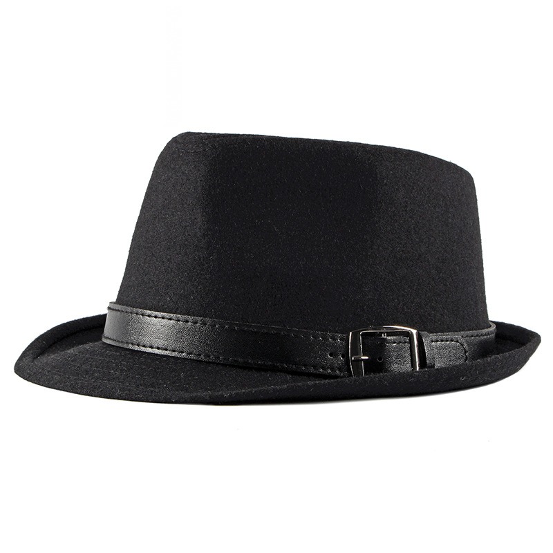 Madrigal — chapeau jazz à bord roulé — Noir