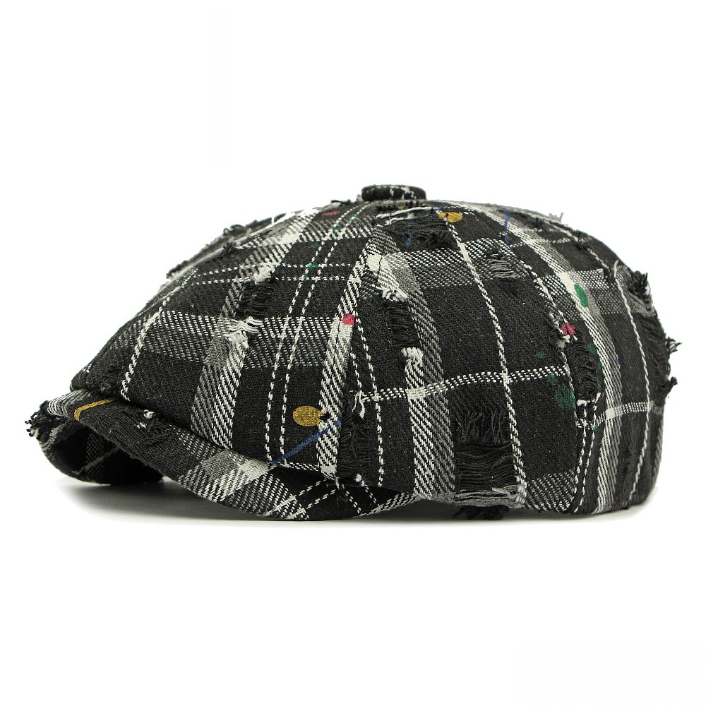 Cigarra — casquette huit pans réglable — Noir