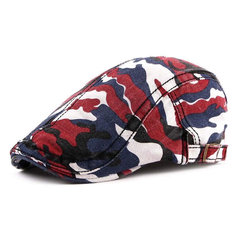 Matorral — béret à visière courte — Rouge