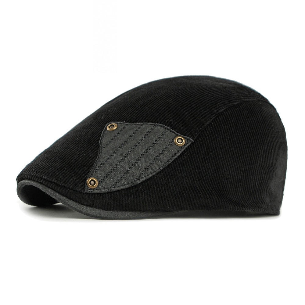 Pancho — casquette à visière courte — Noir