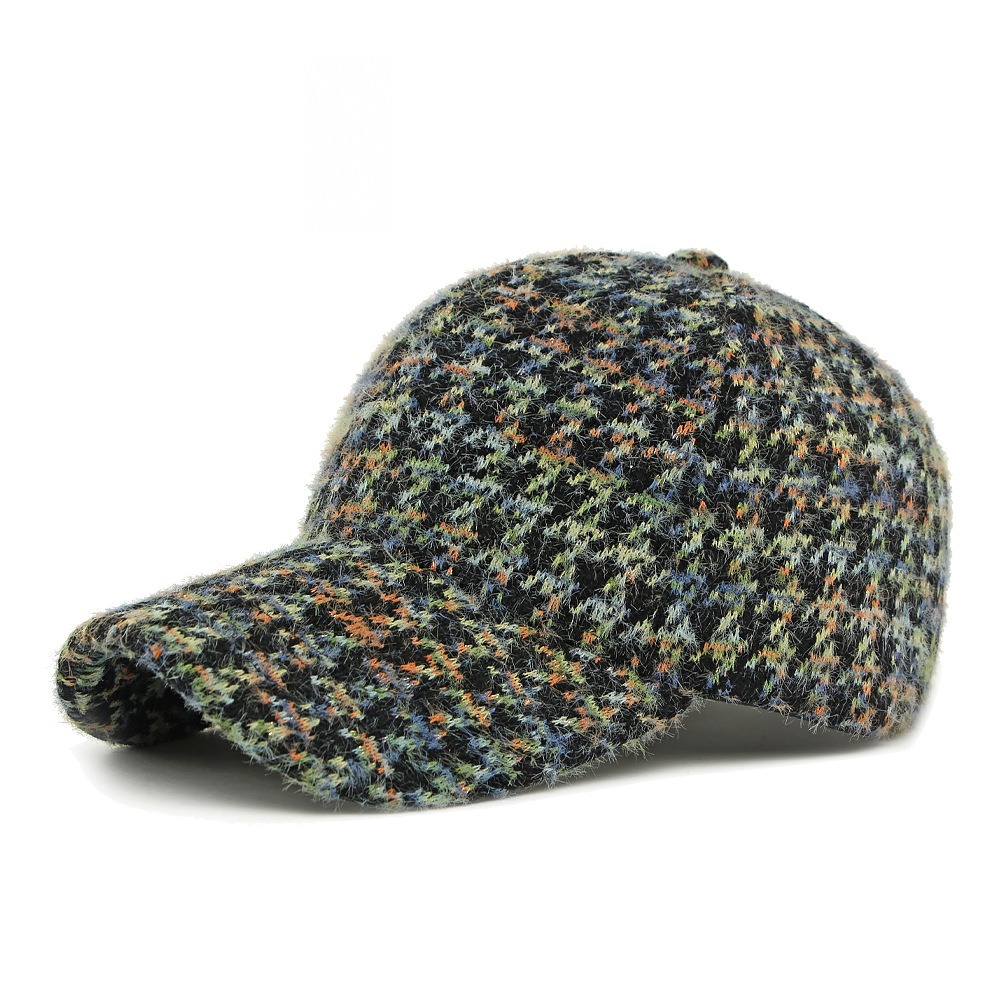 Bise — casquette à motif géométrique — Noir