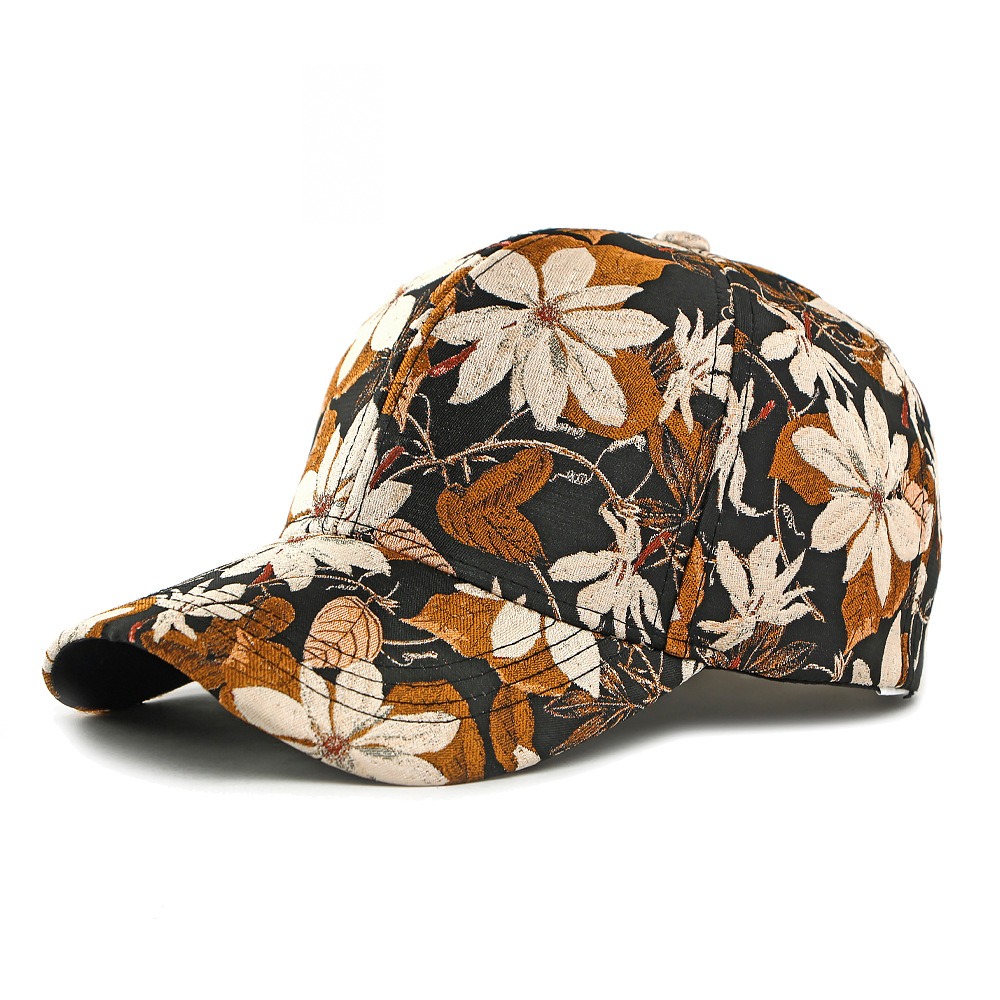 Arce — casquette baseball imprimée érable — Noir