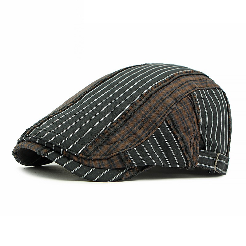 Lonja — béret à visière courte — Noir