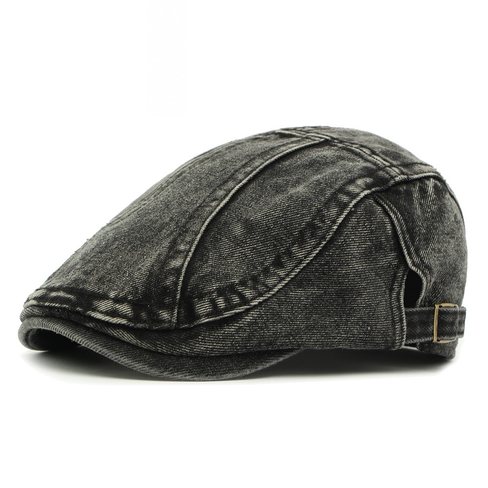 Pinceau — casquette à visière courte — Noir