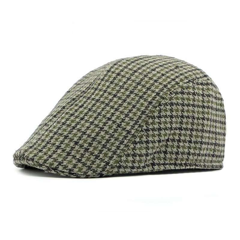 Gascogne — béret réglable classique — Noir-vert