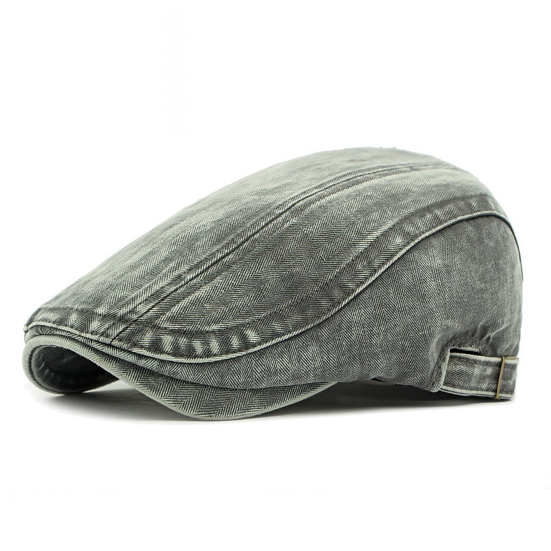 Almanzor — béret à visière courte — Gris foncé
